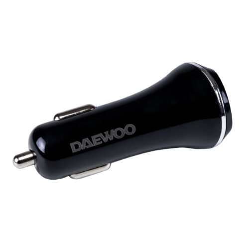 Daewoo dupla USB autós töltő DICAR007BK fekete